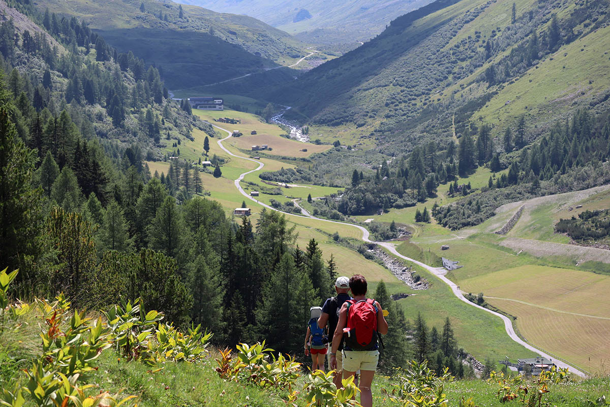 Hans en gina mom bij Bodenalp Ischgl, Holiday 2020 Austria